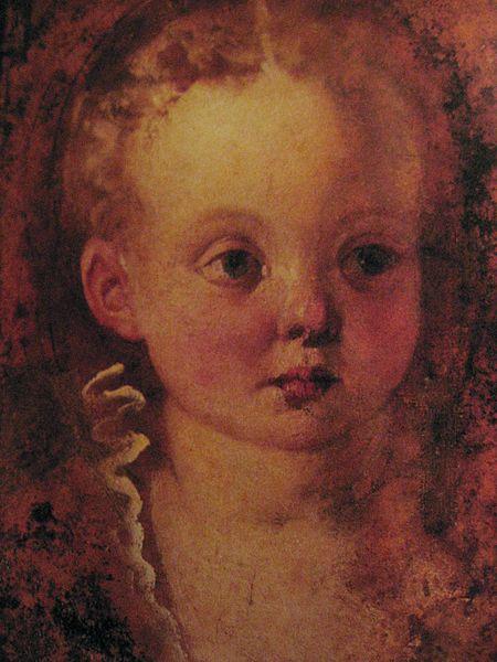 PALMA GIOVANE Bimba a mezzo busto oil painting image